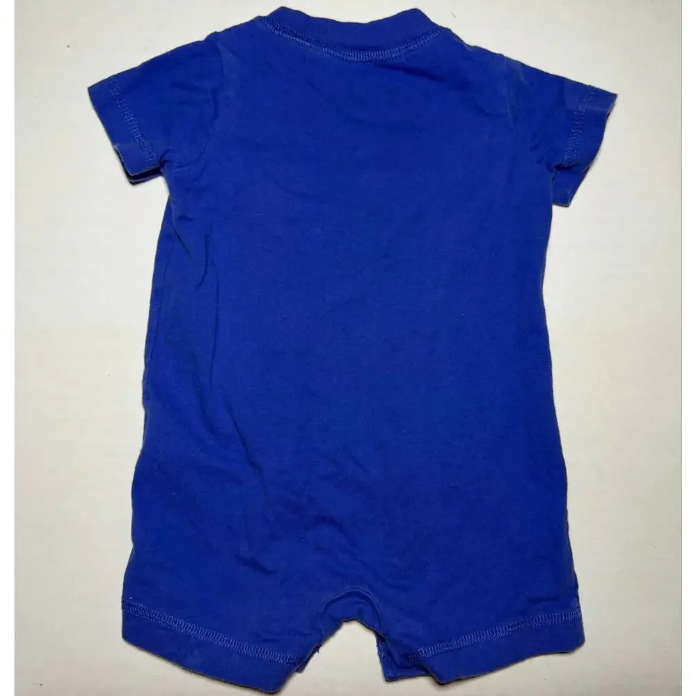 Baby Boy 6M Summer Outfit Lot Carter’s OshKosh Overalls Romper Dinosaur